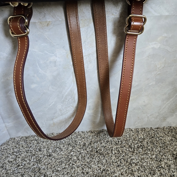 Dooney & Bourke Black and Brown Backpack - Picture 3 of 10